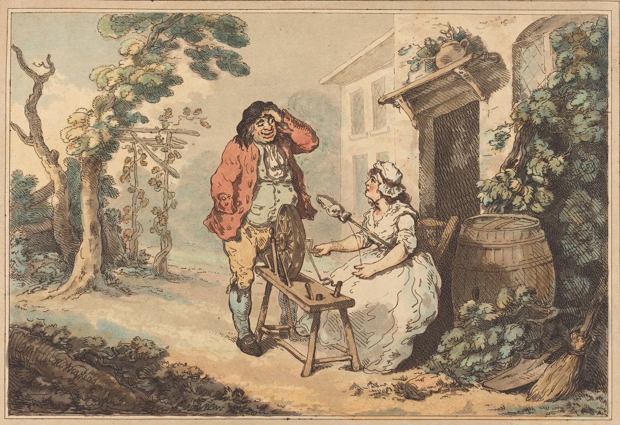 Cour rustique, 1785 - Thomas Rowlandson
