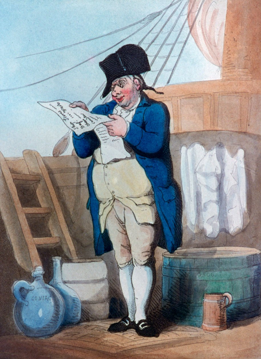 Commis des magasins de navires, 1799 - Thomas Rowlandson