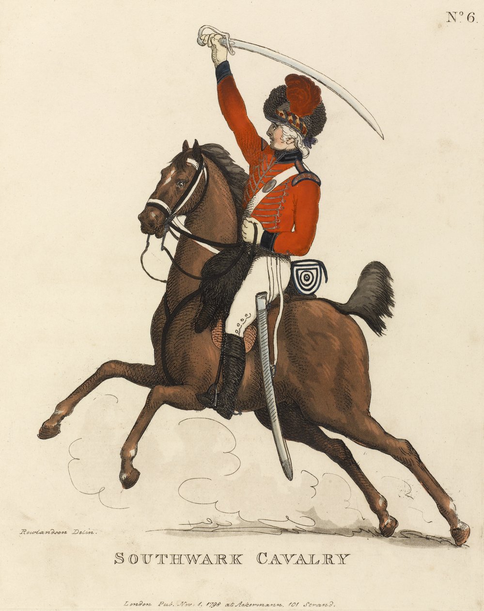 Cavalerie de Southwark, vers 1799 - Thomas Rowlandson