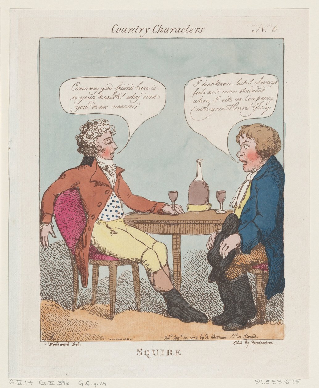 Écuyer, 30 août 1799 - Thomas Rowlandson