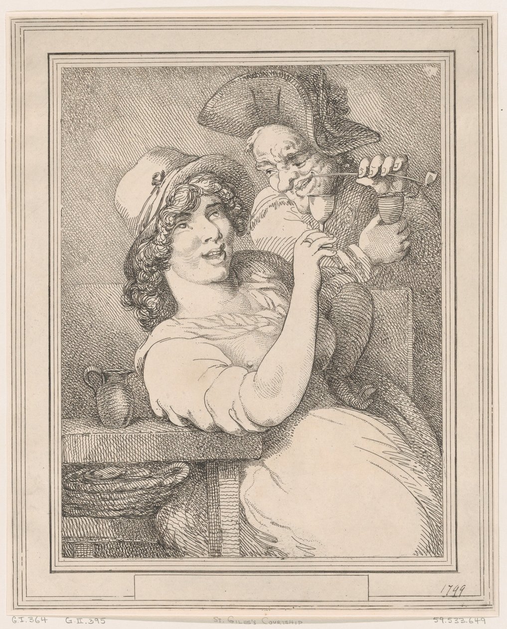 La cour de Saint-Gilles, 1799 - Thomas Rowlandson