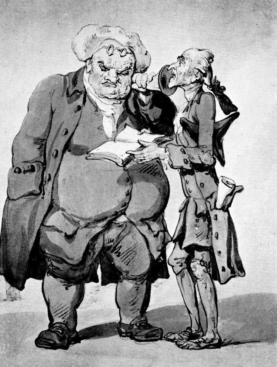 Poète et éditeur affamé, fin du 18e siècle - Thomas Rowlandson