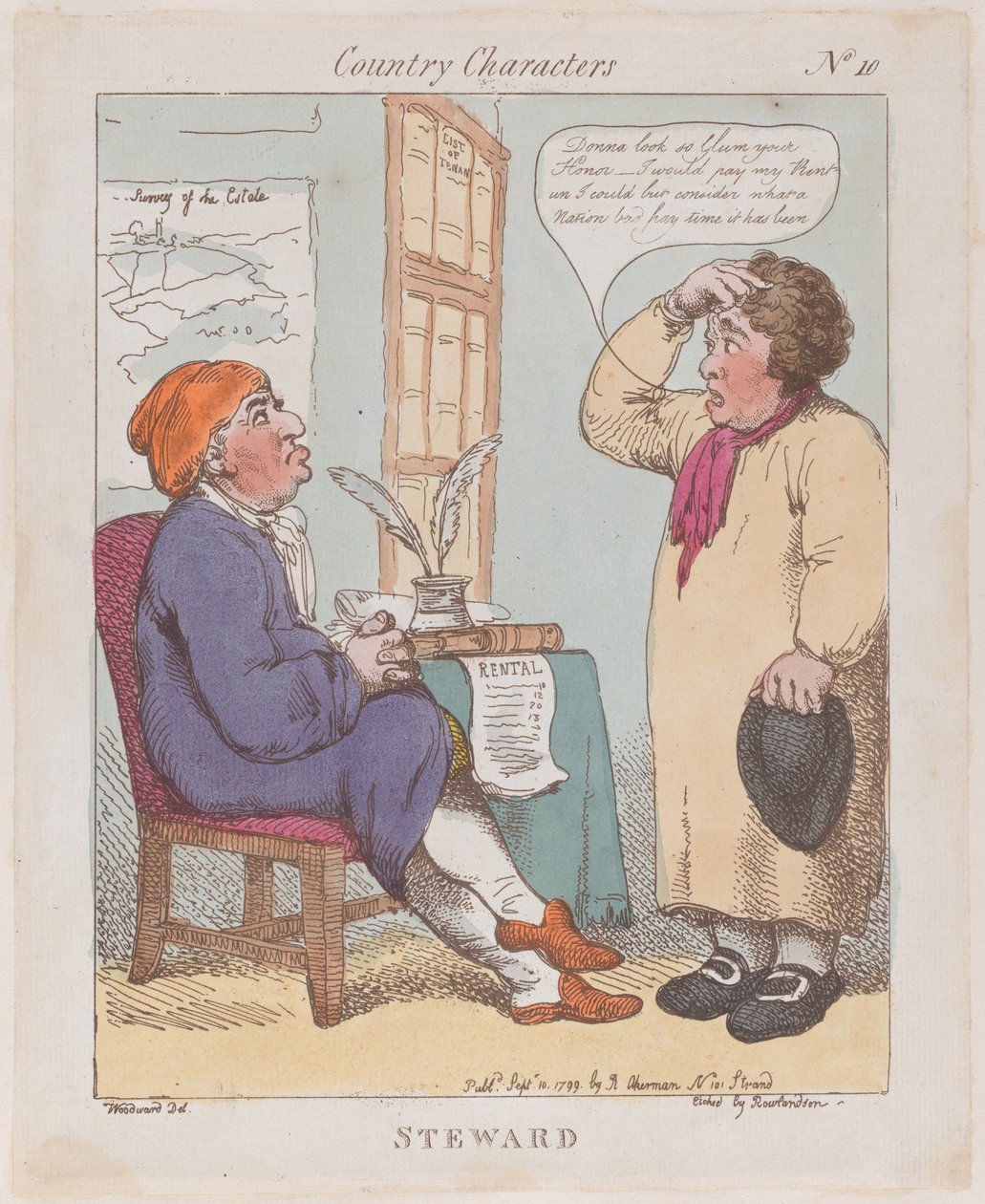 Intendant, 10 septembre 1799 - Thomas Rowlandson