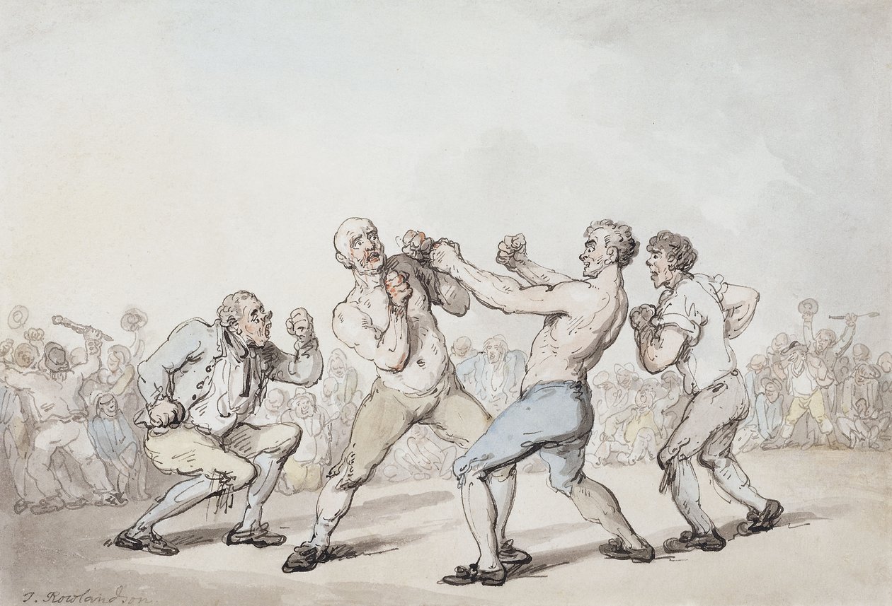 Le match de boxe - Thomas Rowlandson