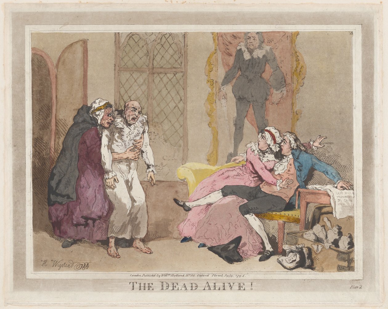 Le Mort Vivant!, juillet 1795 - Thomas Rowlandson
