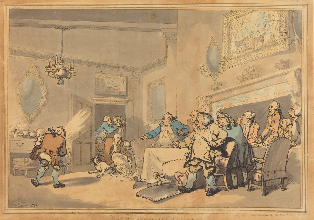 Les épicuriens déçus, 1787 - Thomas Rowlandson