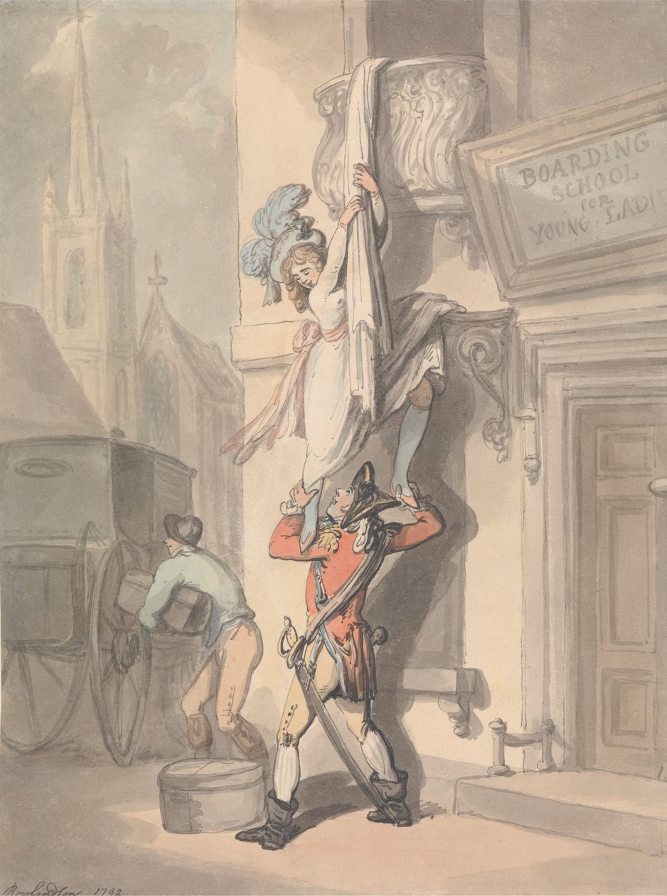 La fugue - Thomas Rowlandson