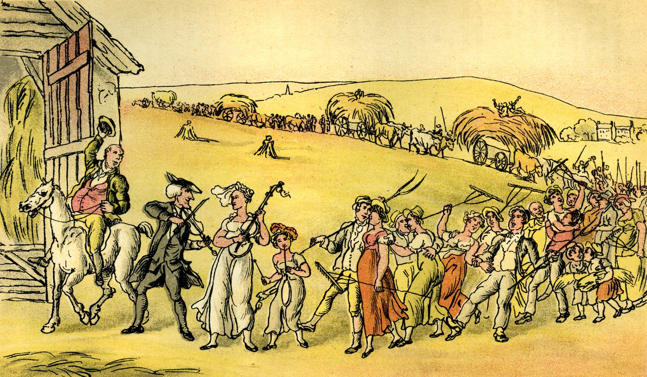La Fête des moissons - Thomas Rowlandson