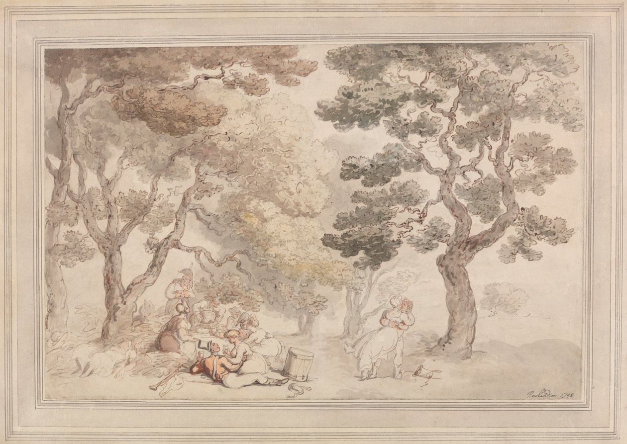 Le pique-nique - Thomas Rowlandson