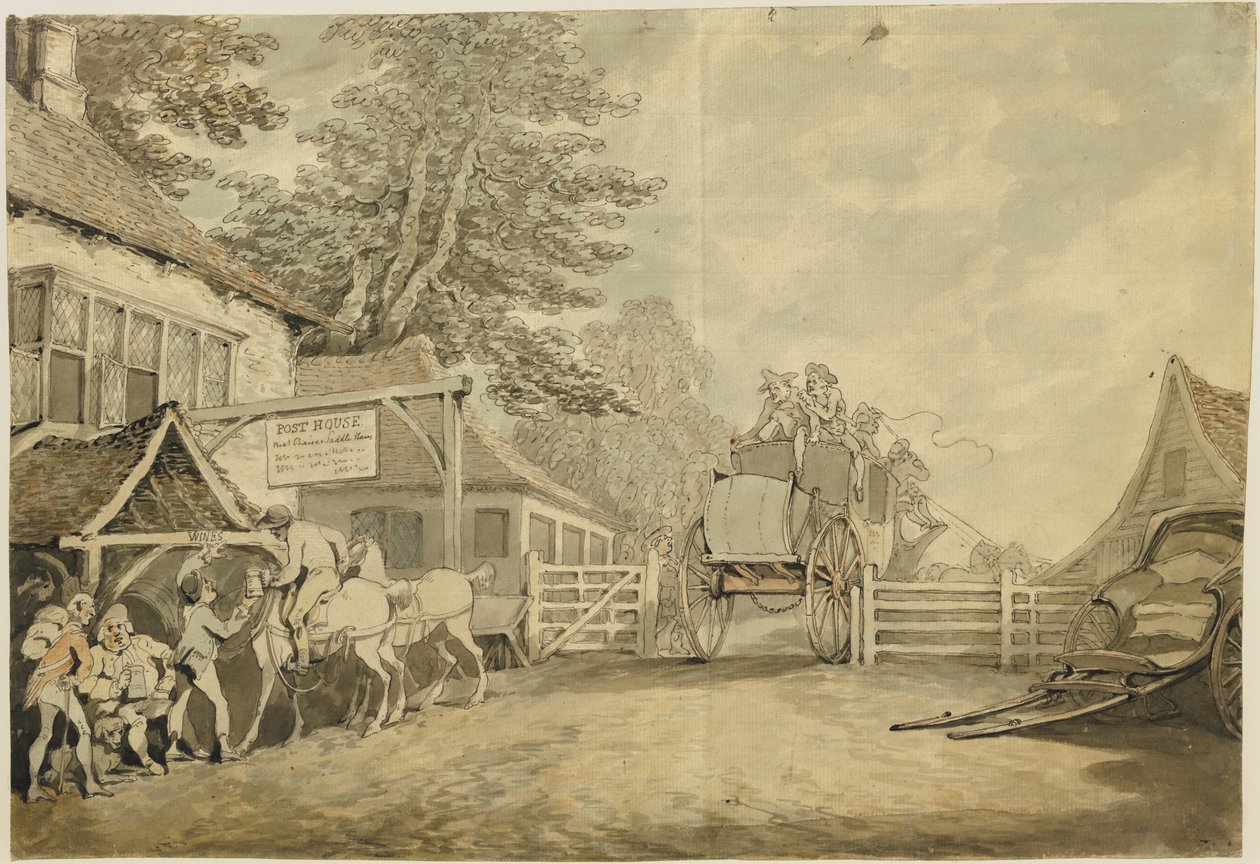 La Poste, vers 1778-1780 - Thomas Rowlandson