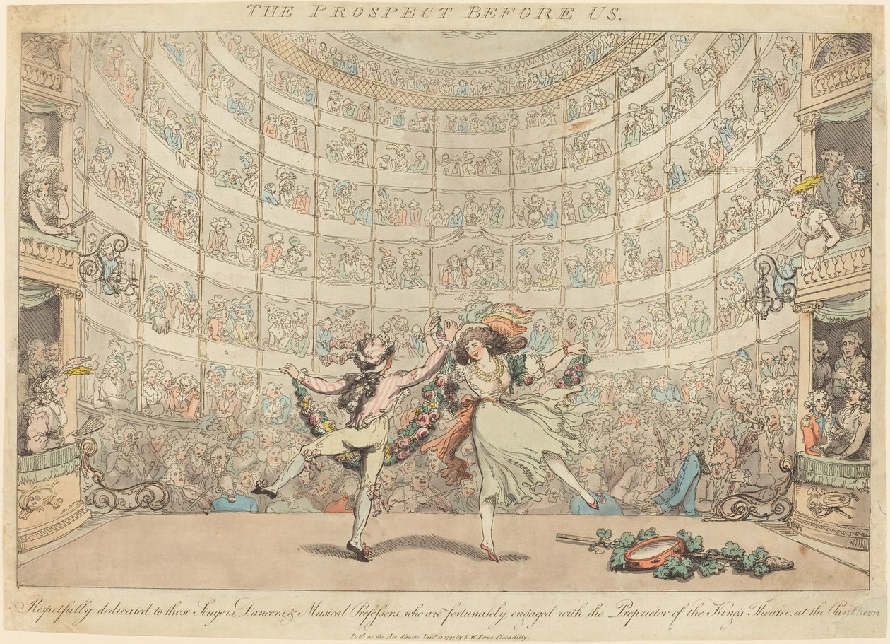 La perspective devant nous, No. 2 - Thomas Rowlandson