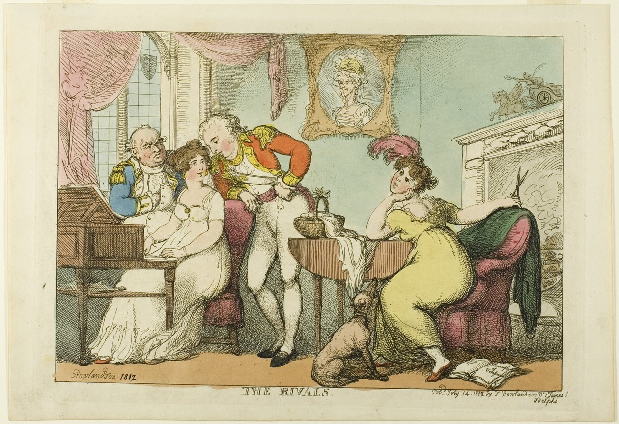 Les rivaux - Thomas Rowlandson