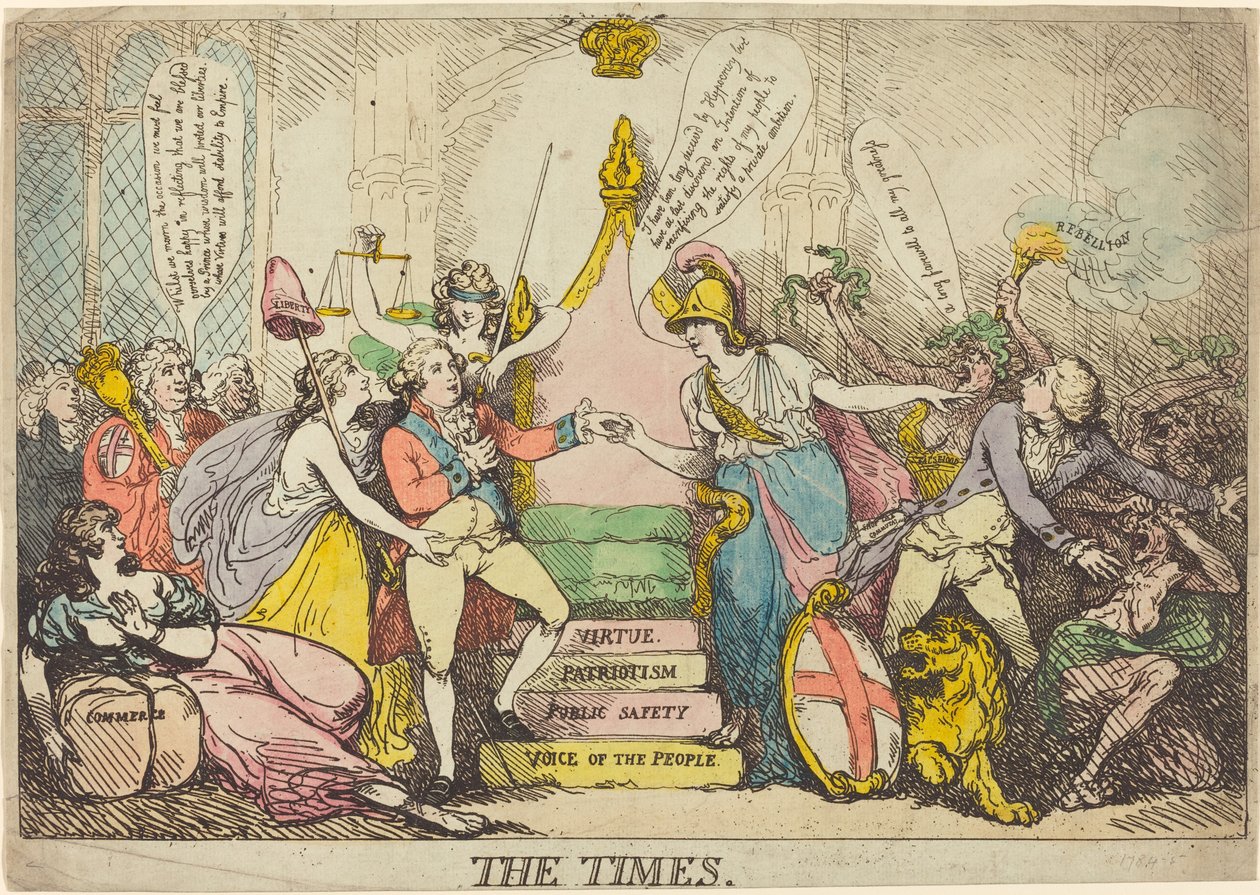 Les Temps - Thomas Rowlandson