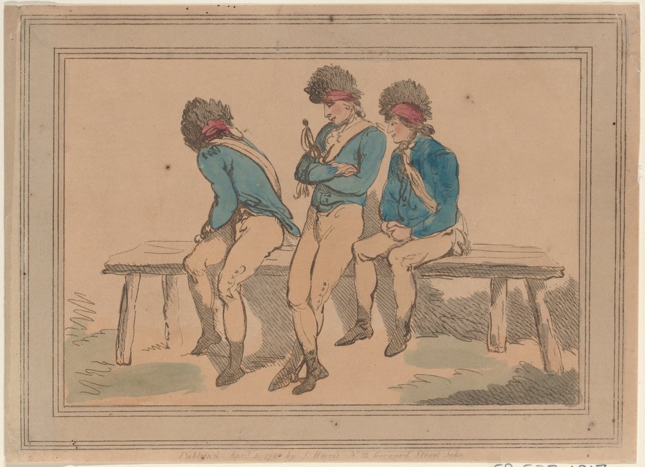 Trois Volontaires - Thomas Rowlandson