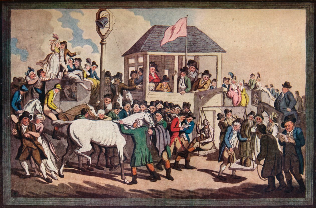 Pesée, vers 1789 - Thomas Rowlandson