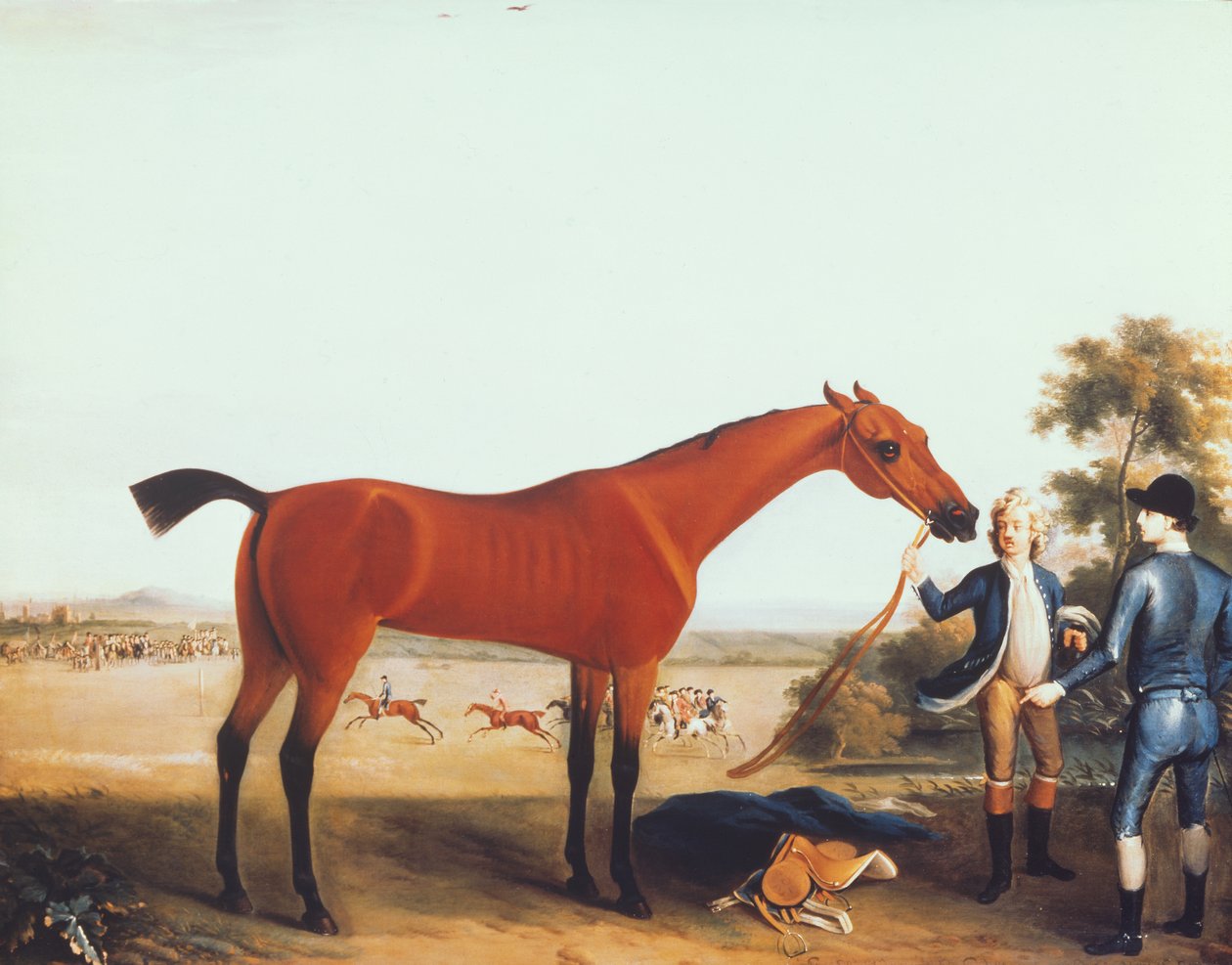 Le cheval de course du duc de Devonshire 