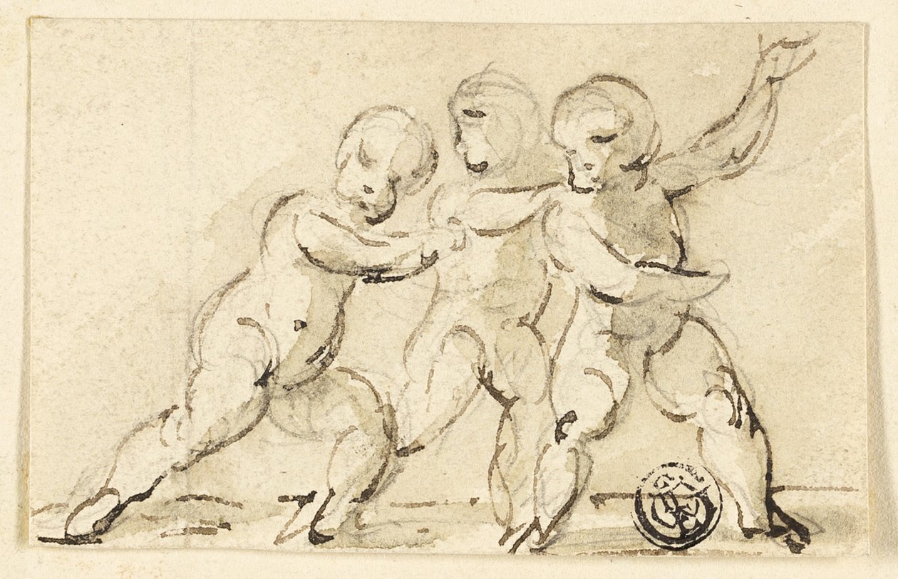 Trois Putti en Jeu - Thomas Stothard