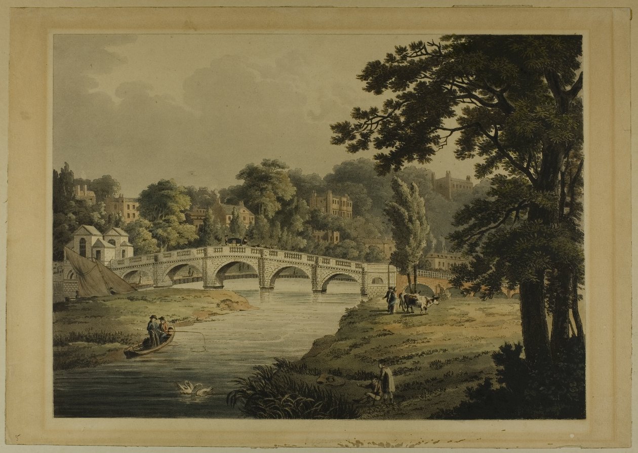 Vue de Richmond depuis le pont - Thomas Sutherland