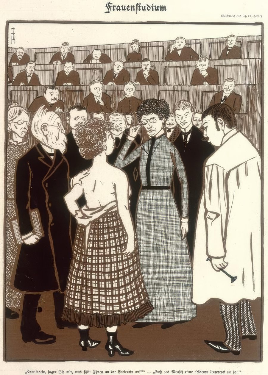 Études féminines - Thomas Theodor Heine