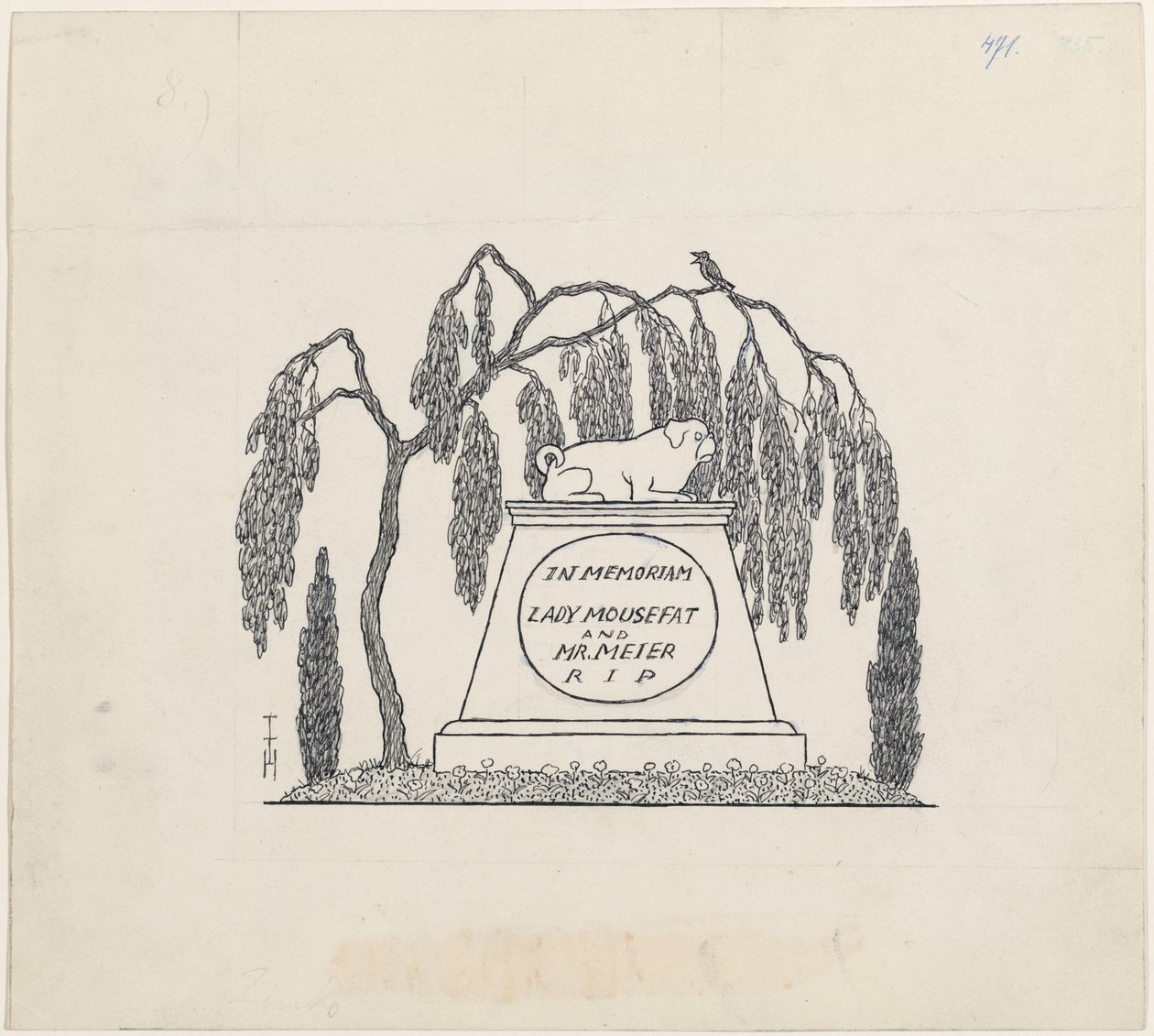 Tombeau du carlin - Thomas Theodor Heine