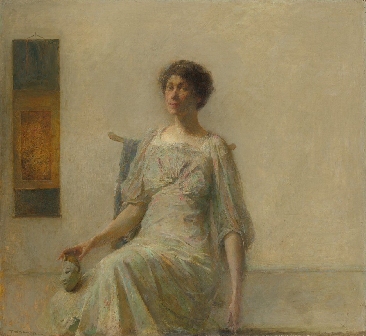 Dame avec un masque, 1911 - Thomas Wilmer Dewing