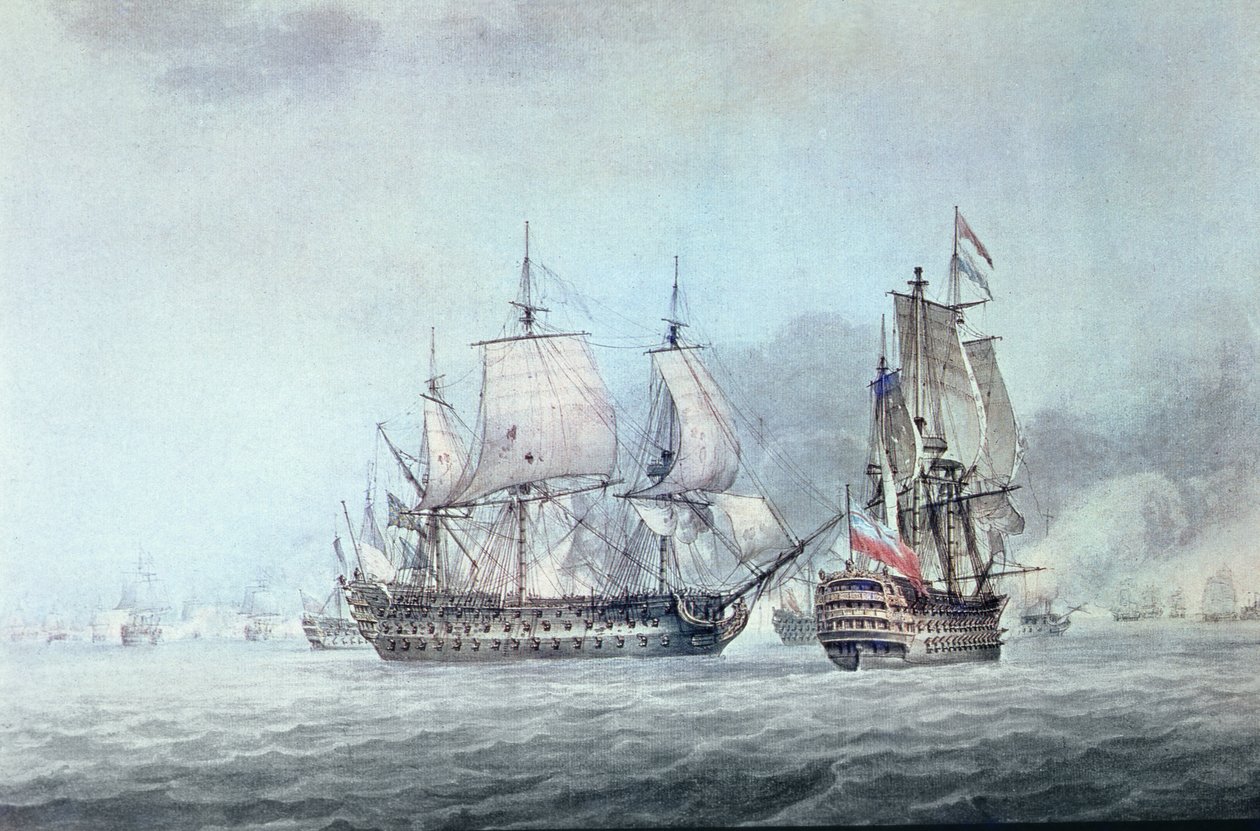 Bataille des Saintes - Thomas Whitcombe