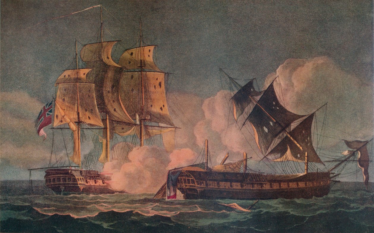 Capture du Forte, vers 1800 - Thomas Whitcombe