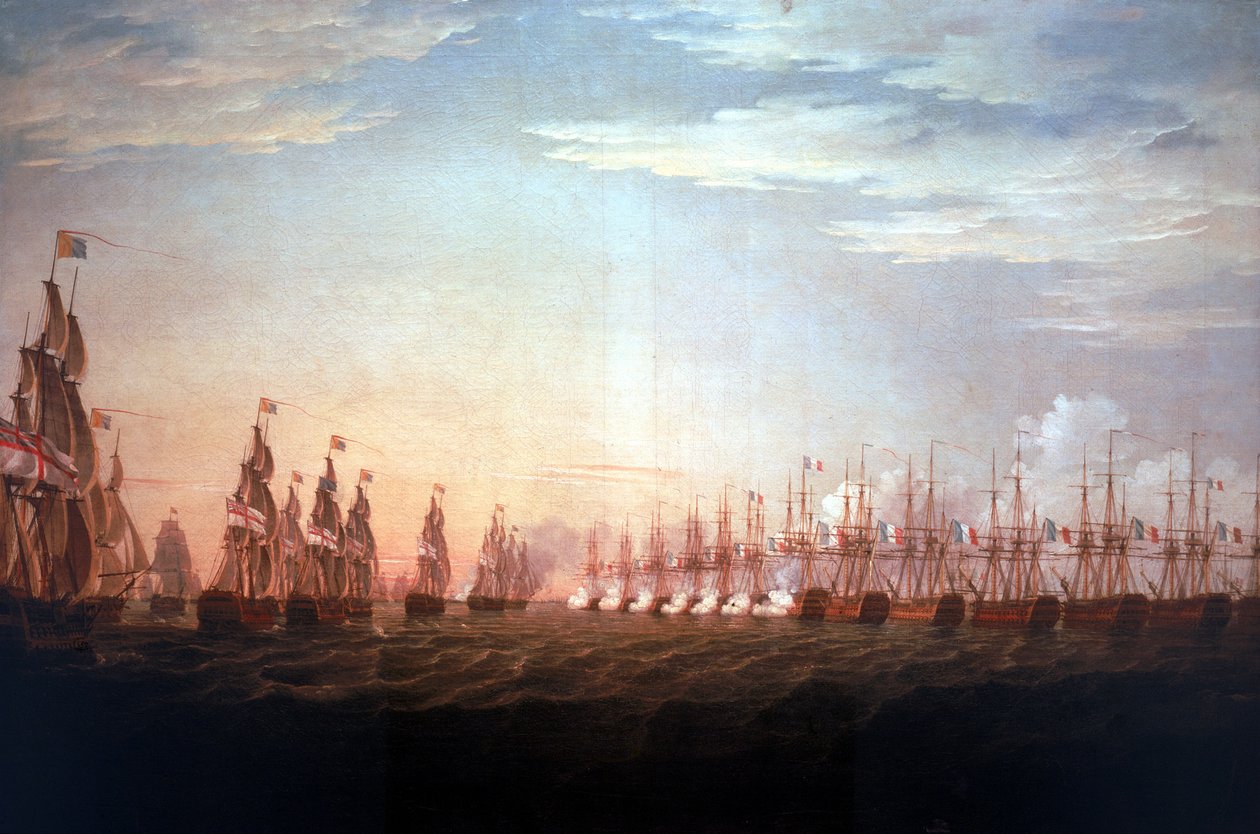 La Bataille du Nil - Thomas Whitcombe