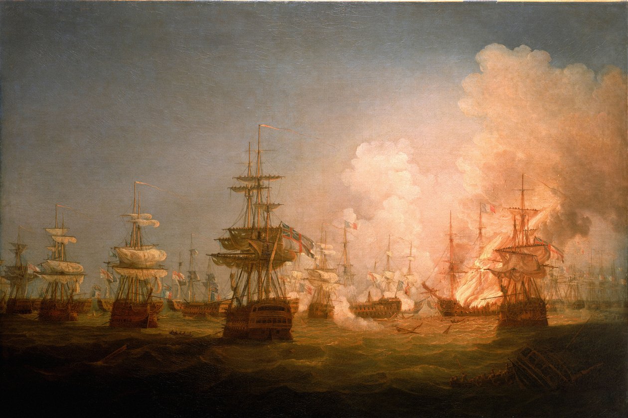 La Bataille du Nil - Thomas Whitcombe