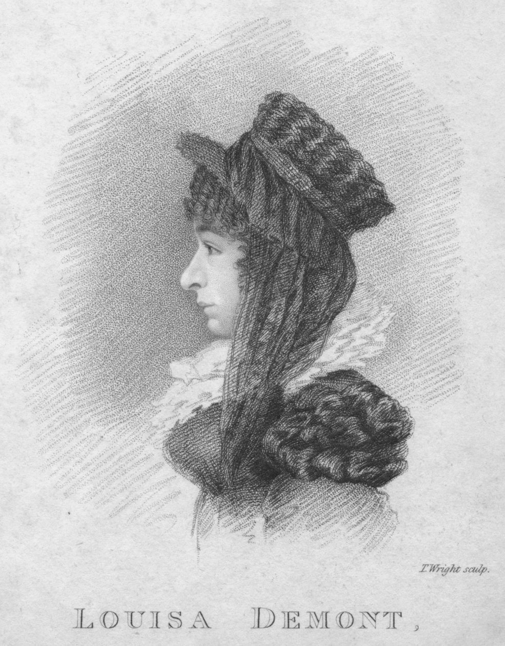 Louisa Demont, vers 1820 - Thomas Wright