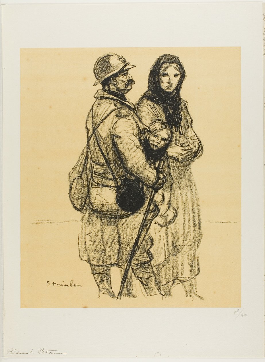 A Soldier for Pétain - Théophile Alexandre Pierre Steinlen