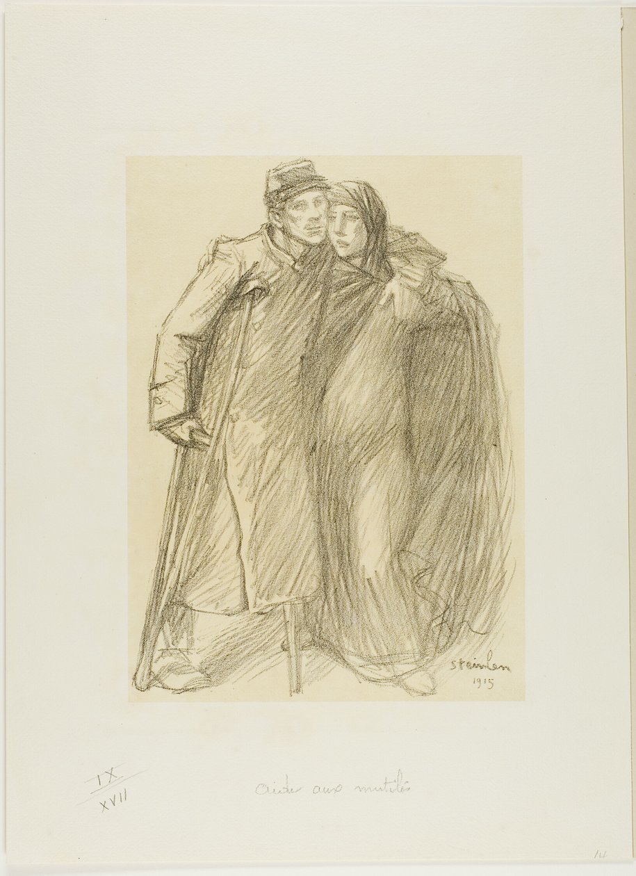 Aider les blessés - Théophile Alexandre Pierre Steinlen
