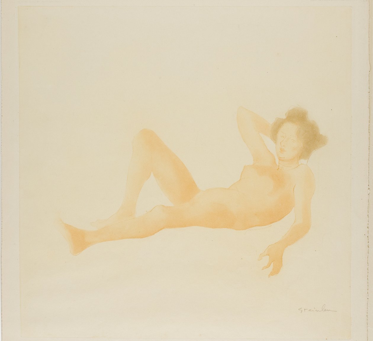 Femme couchée - Théophile Alexandre Pierre Steinlen