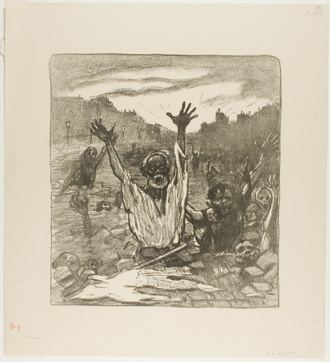 Le cri des rues ! - Théophile Alexandre Pierre Steinlen