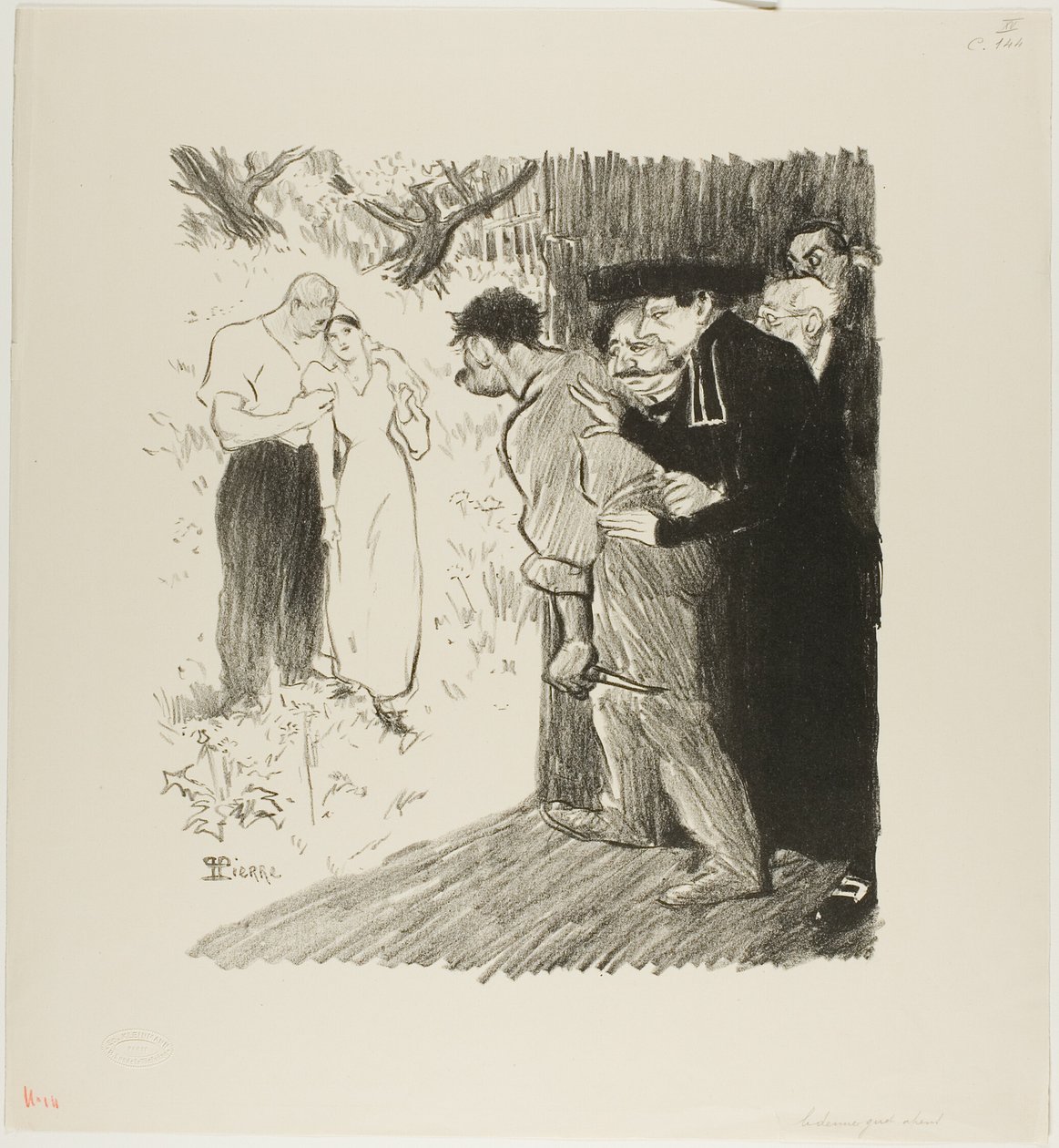 La dernière embuscade - Théophile Alexandre Pierre Steinlen