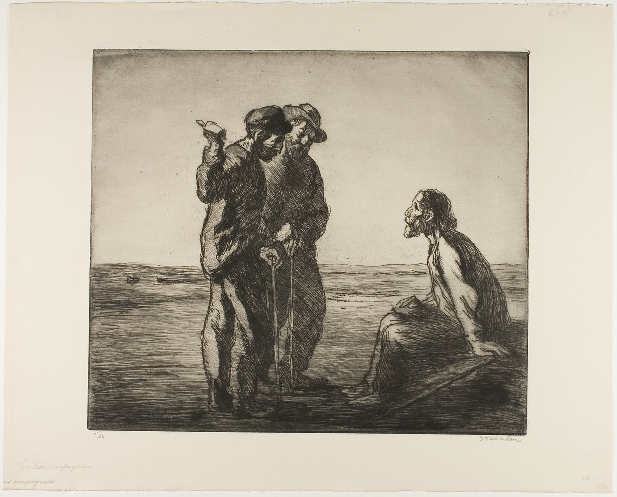 Les trois compagnons - Théophile Alexandre Pierre Steinlen