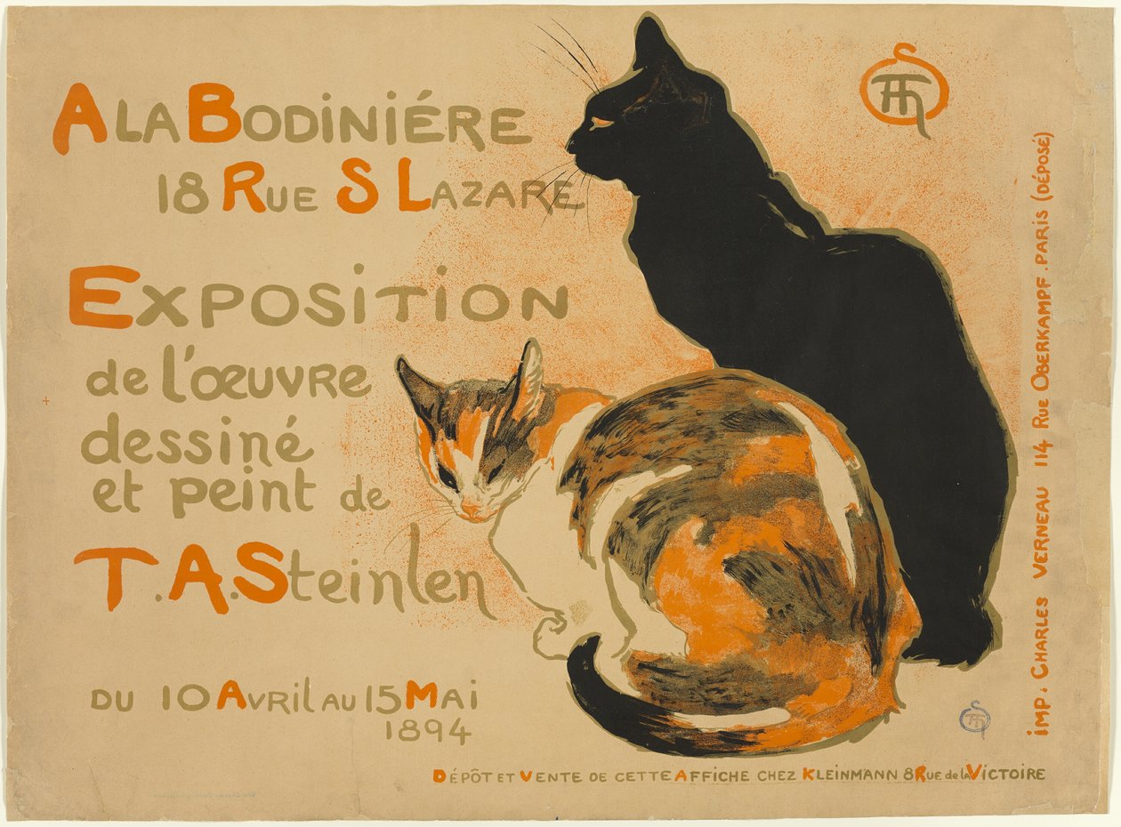 À la Bodiniére - Théophile Alexandre Pierre Steinlen