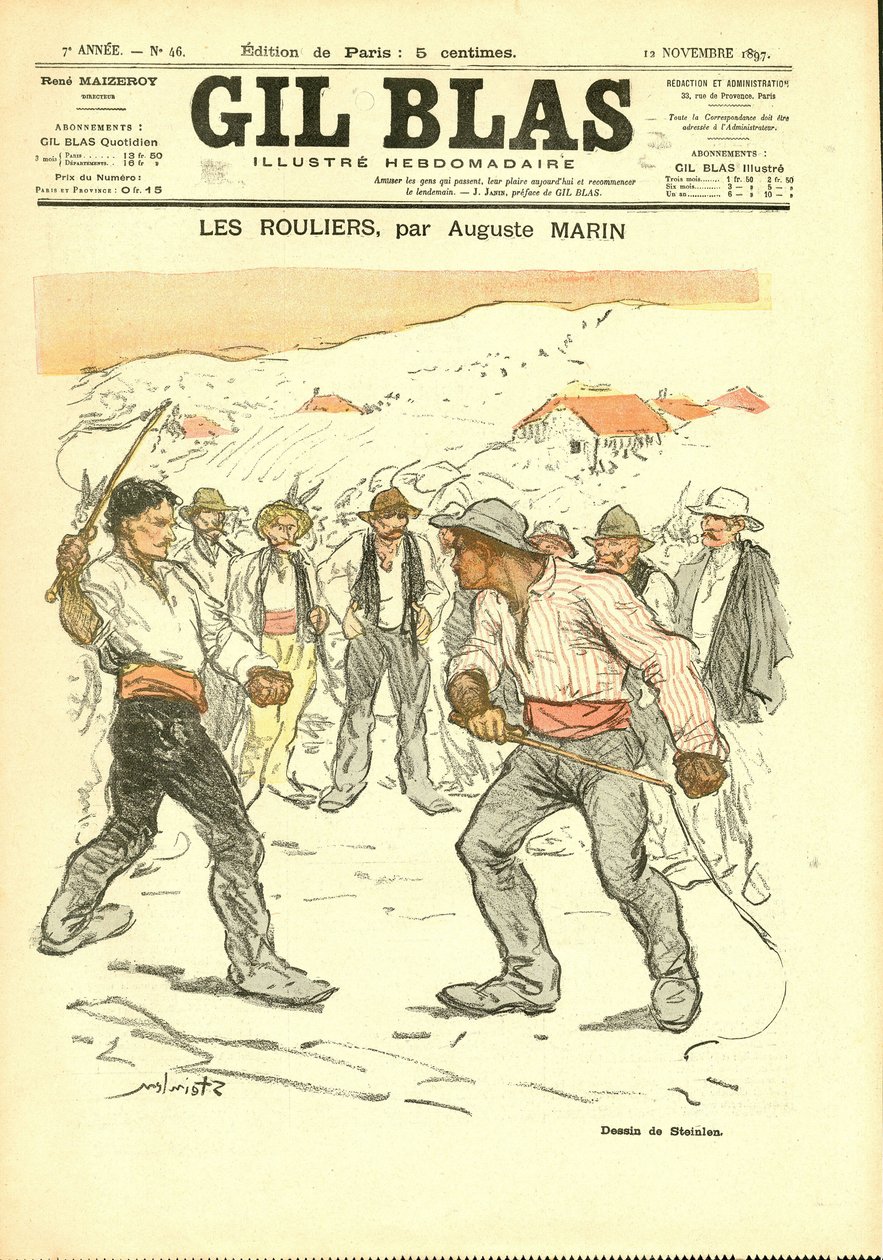 Couverture de Gil Blas - Théophile Alexandre Steinlen