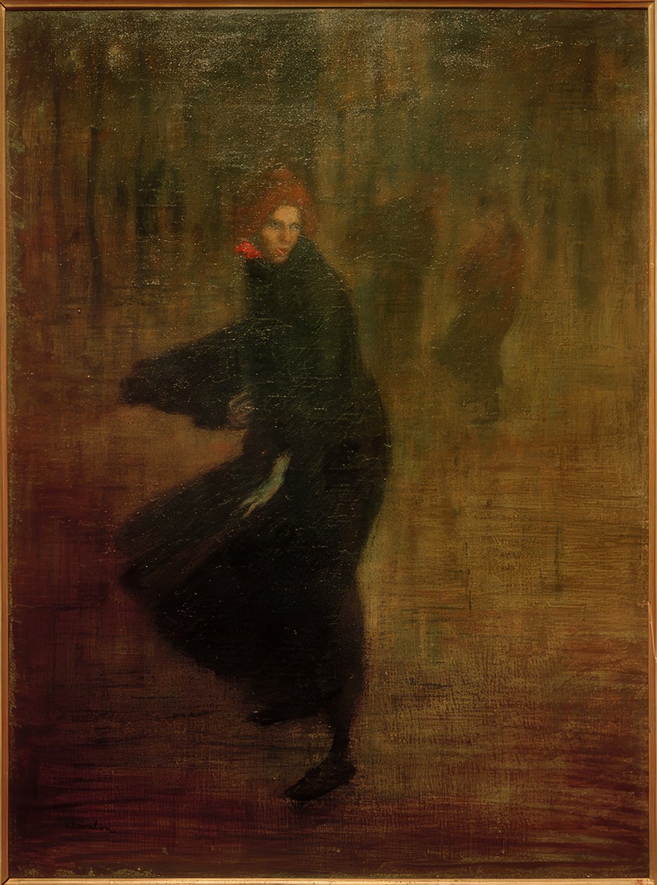 Jeune ouvrière dans la rue - Théophile Alexandre Steinlen