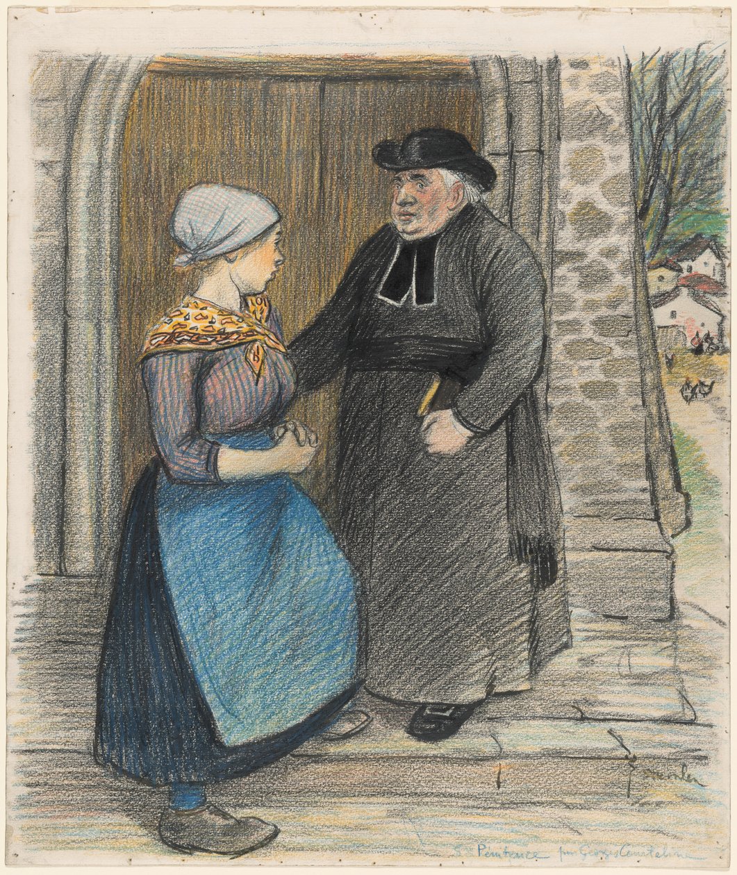 Pénitence - Théophile Alexandre Steinlen