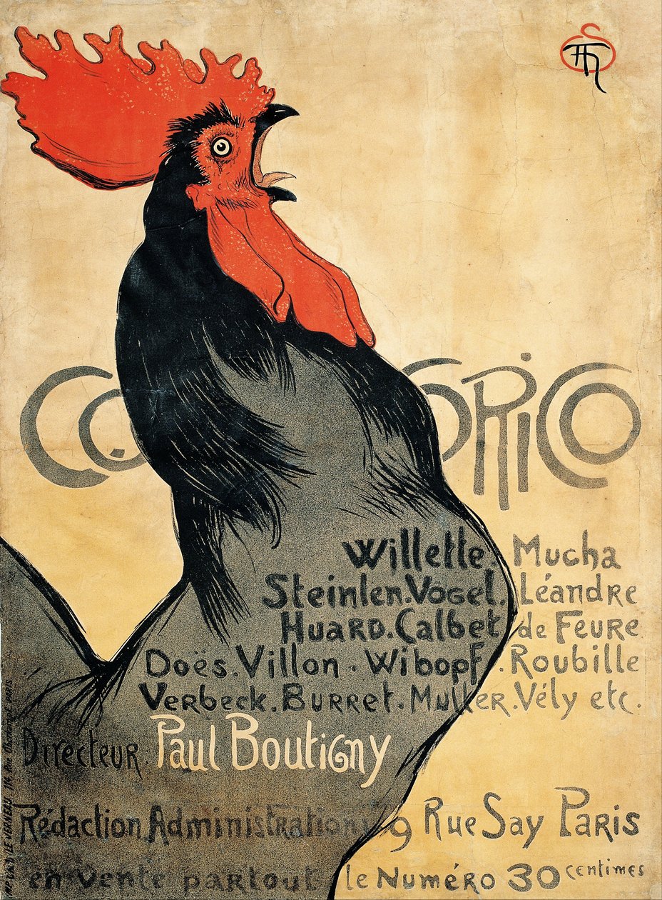 Cocorico - Théophile Alexandre Steinlen