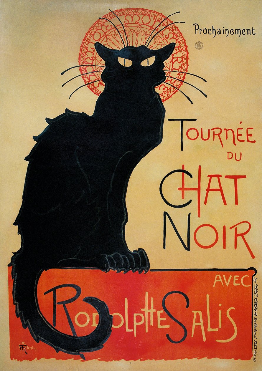 Tournée du Chat Noir - Théophile Alexandre Steinlen