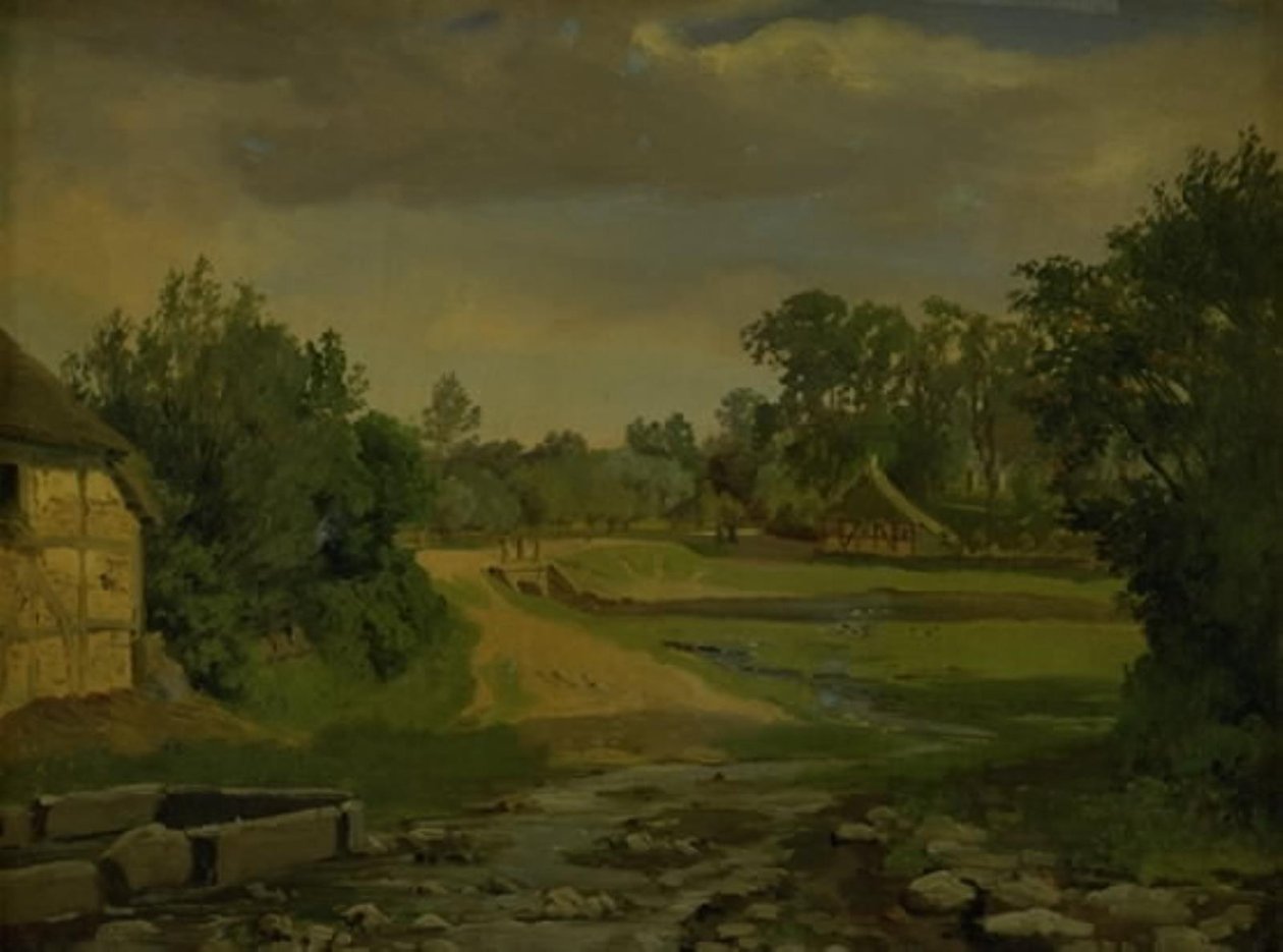 Chemin à travers un village danois - Thorald Læssøe