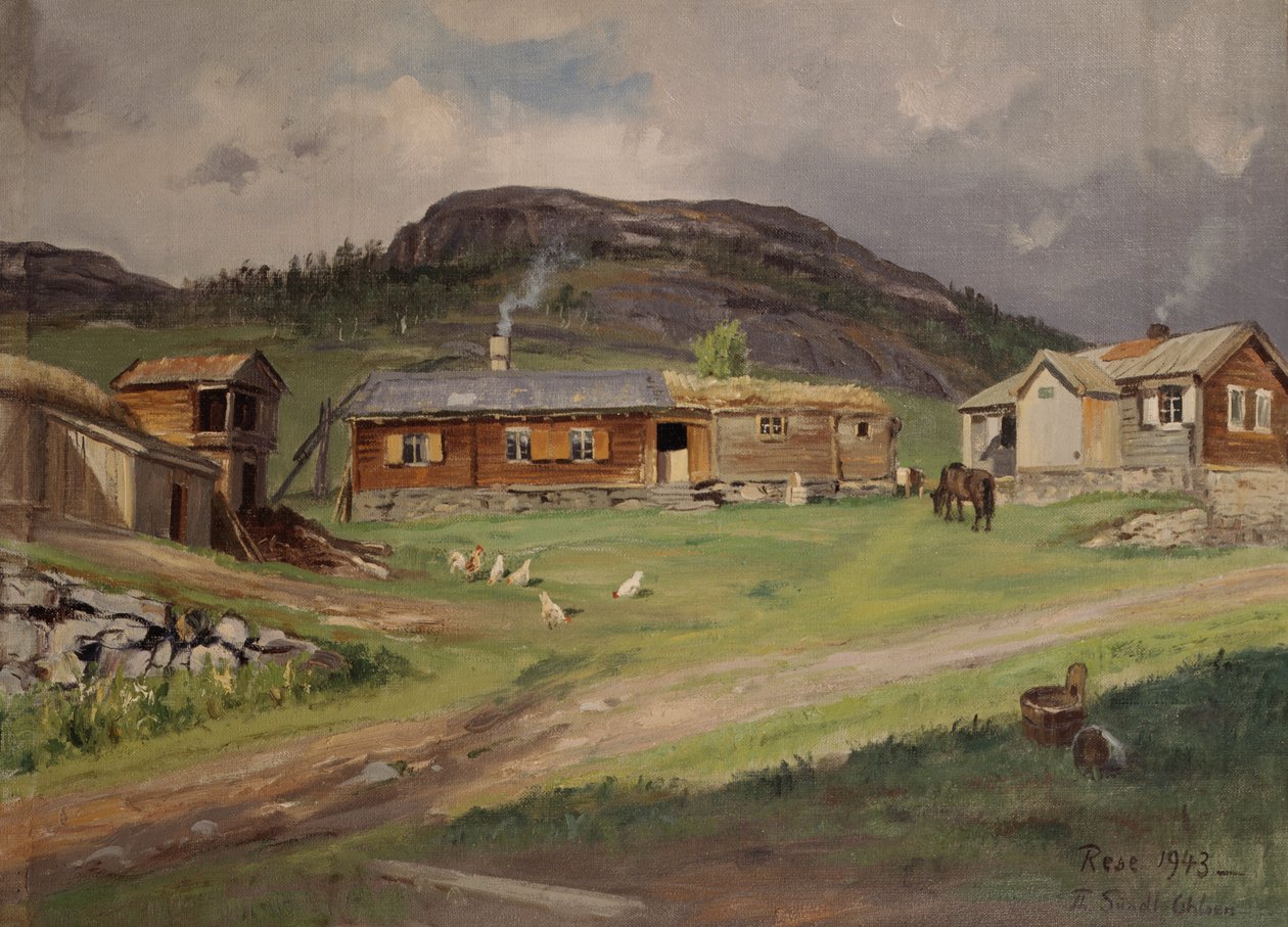 La ferme Rese, Hemsedal - Thoralv Sundt Ohlsen