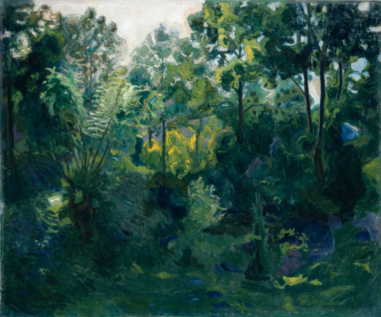 Intérieur de la forêt - Thorvald Erichsen
