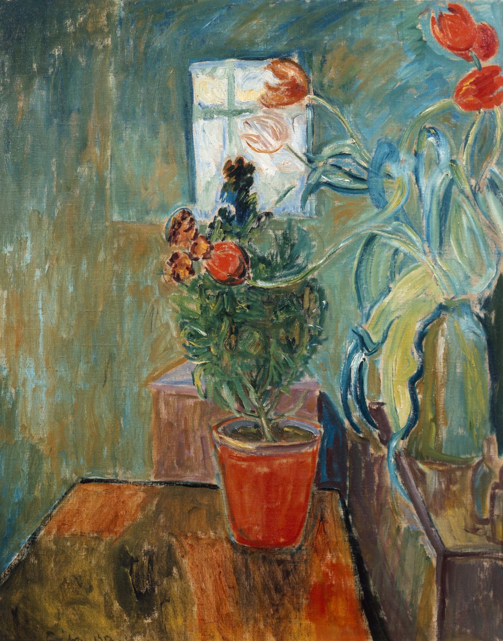 Fleur et tulipes - Thorvald Erichsen