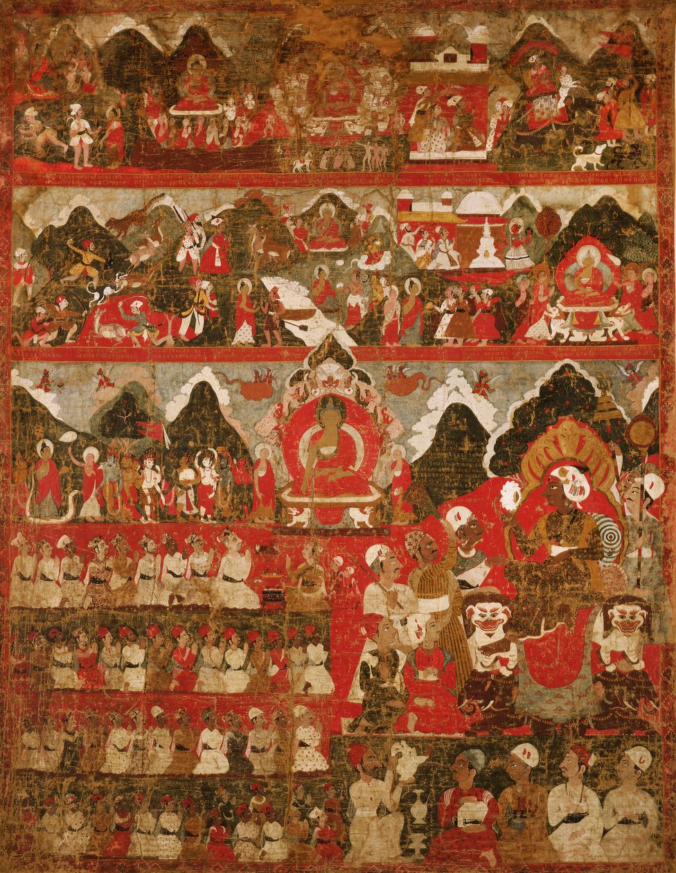 Thanka - Tibetan School