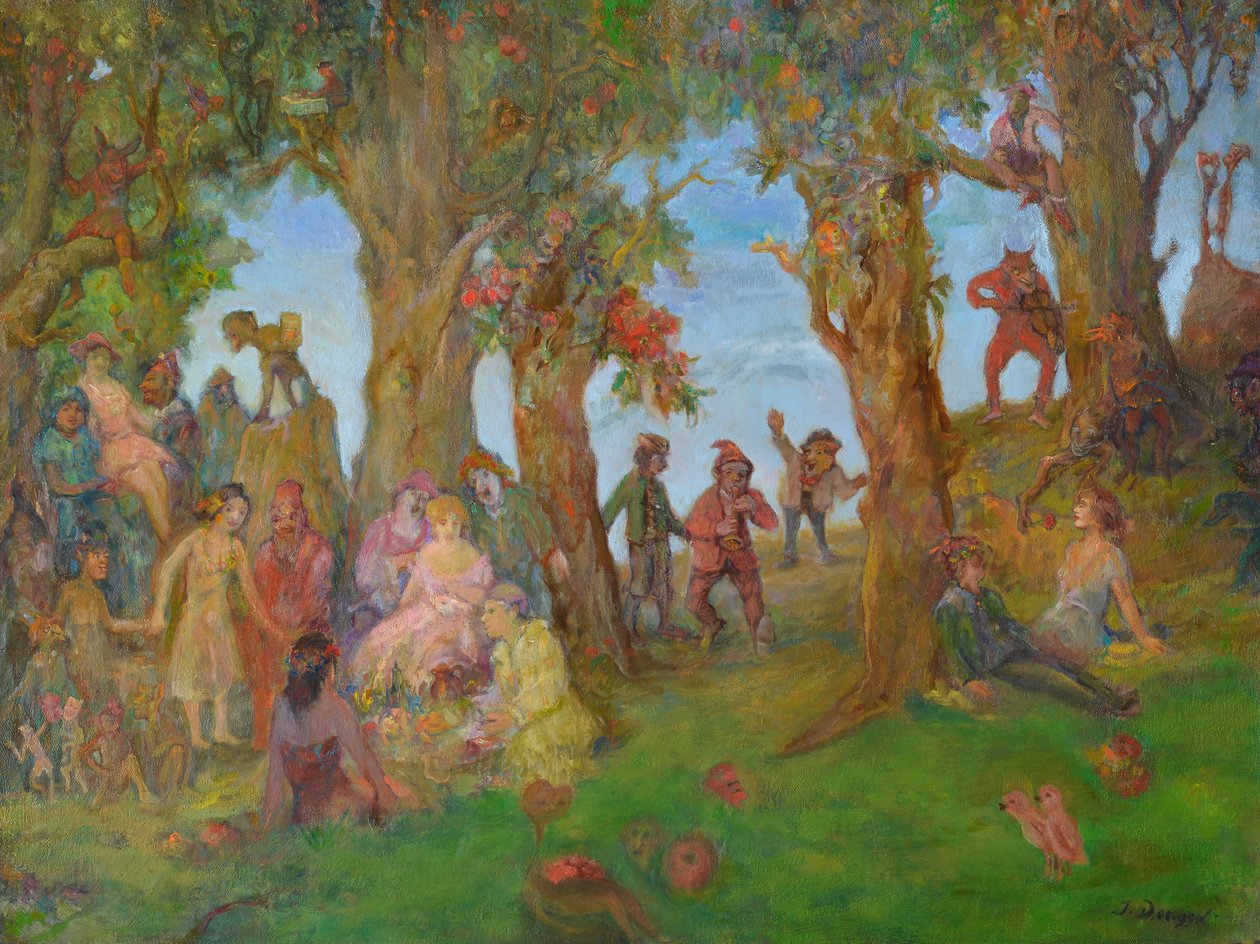 Fête de jardin - Tibor Dengyel