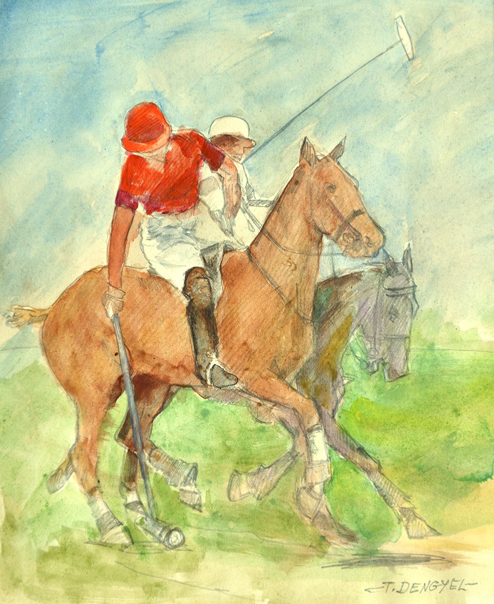 Match de polo - Tibor Dengyel