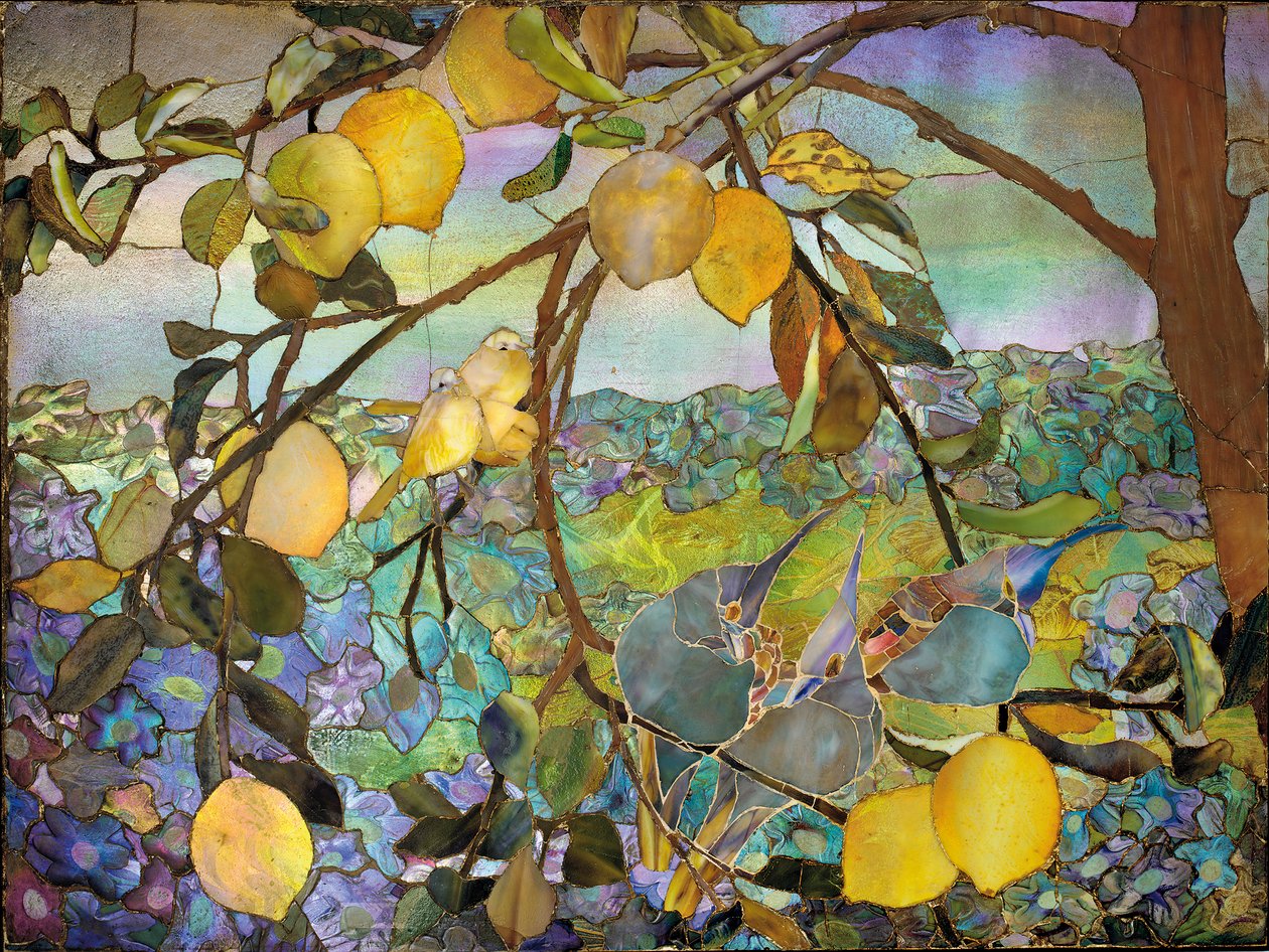 Panneau de mosaïque Favrile, vers 1910 - Tiffany Studios